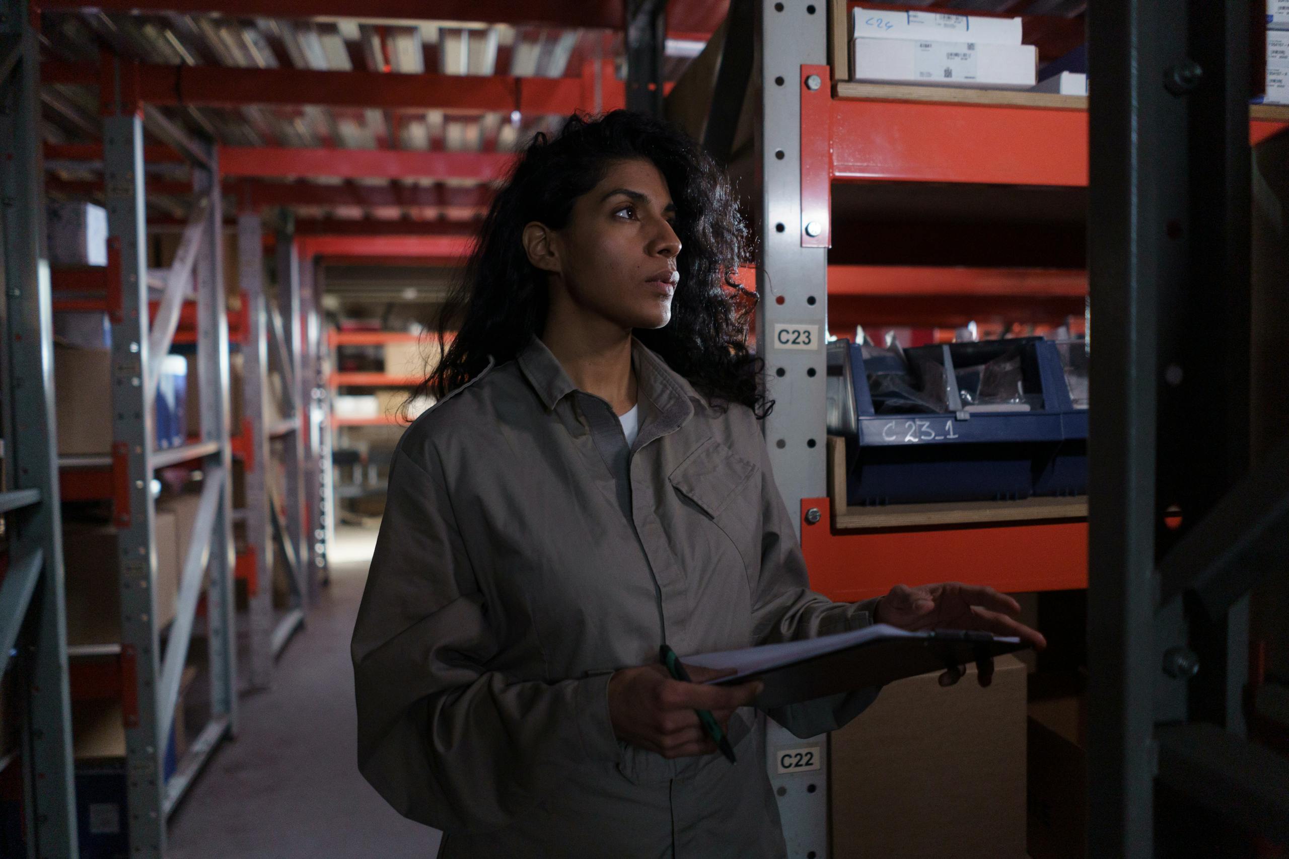 Professional technician inspecting an eye wash station in a Chicago industrial facility